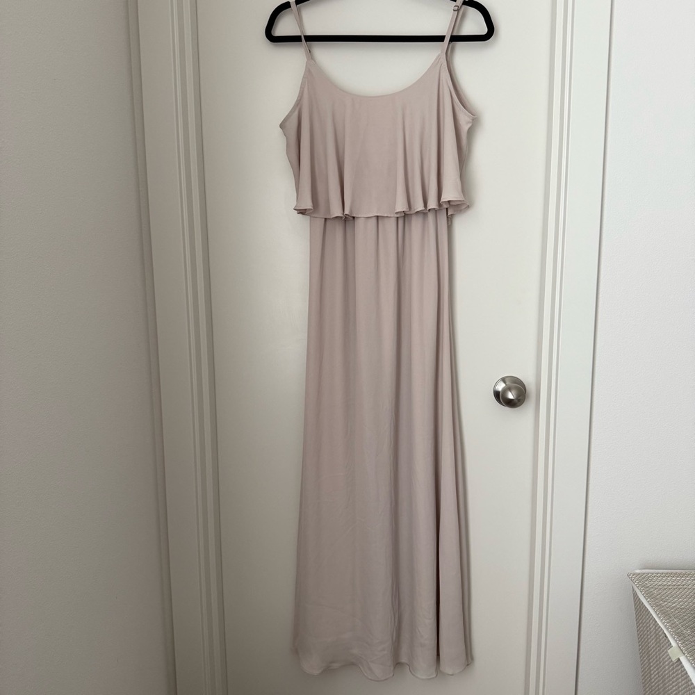 Show Me Your MuMu Pink Ruffled Tiered Maxi Dress